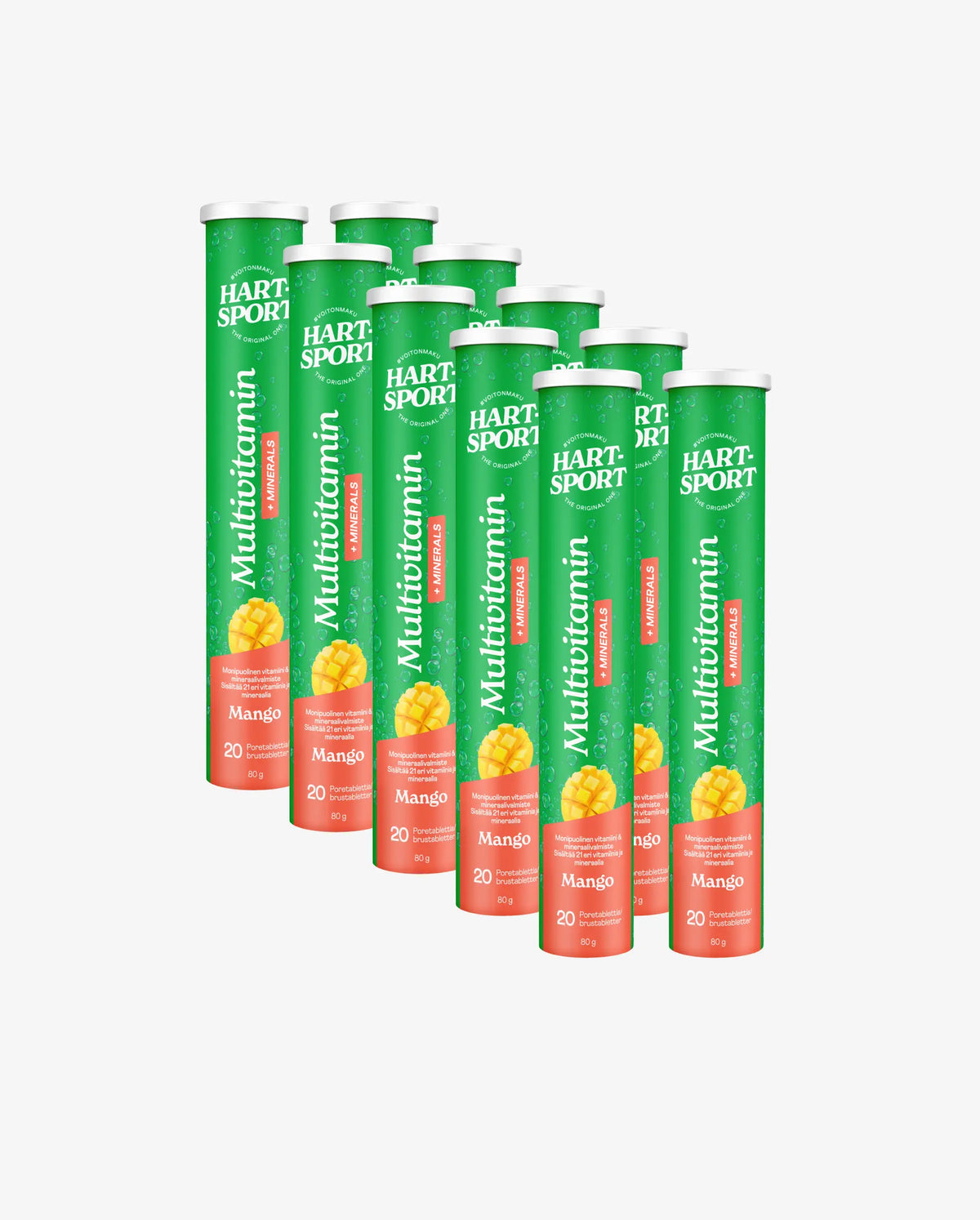 Multivitamin-mineral effervescent tablet - mango