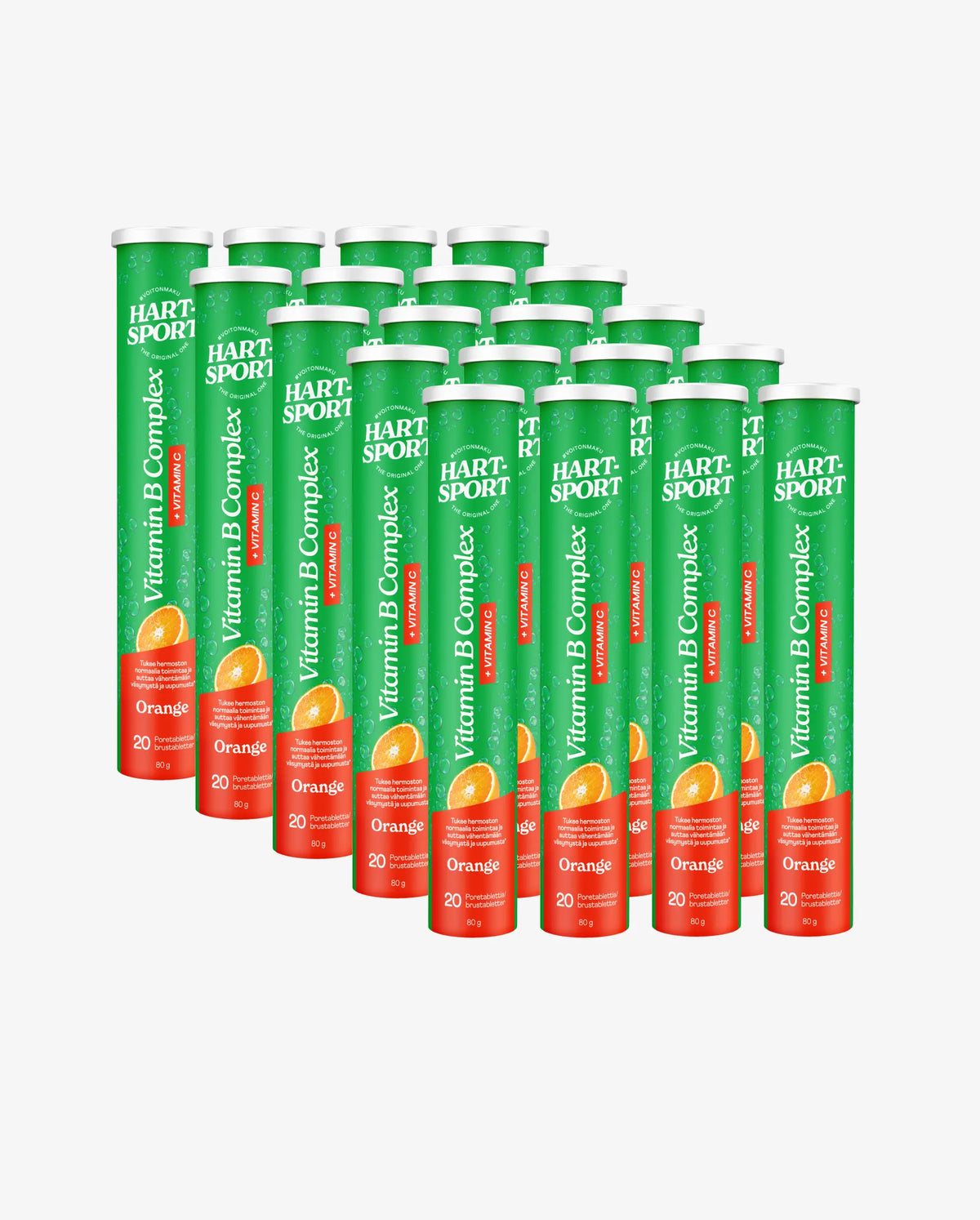 B Complex effervescent tablet - orange