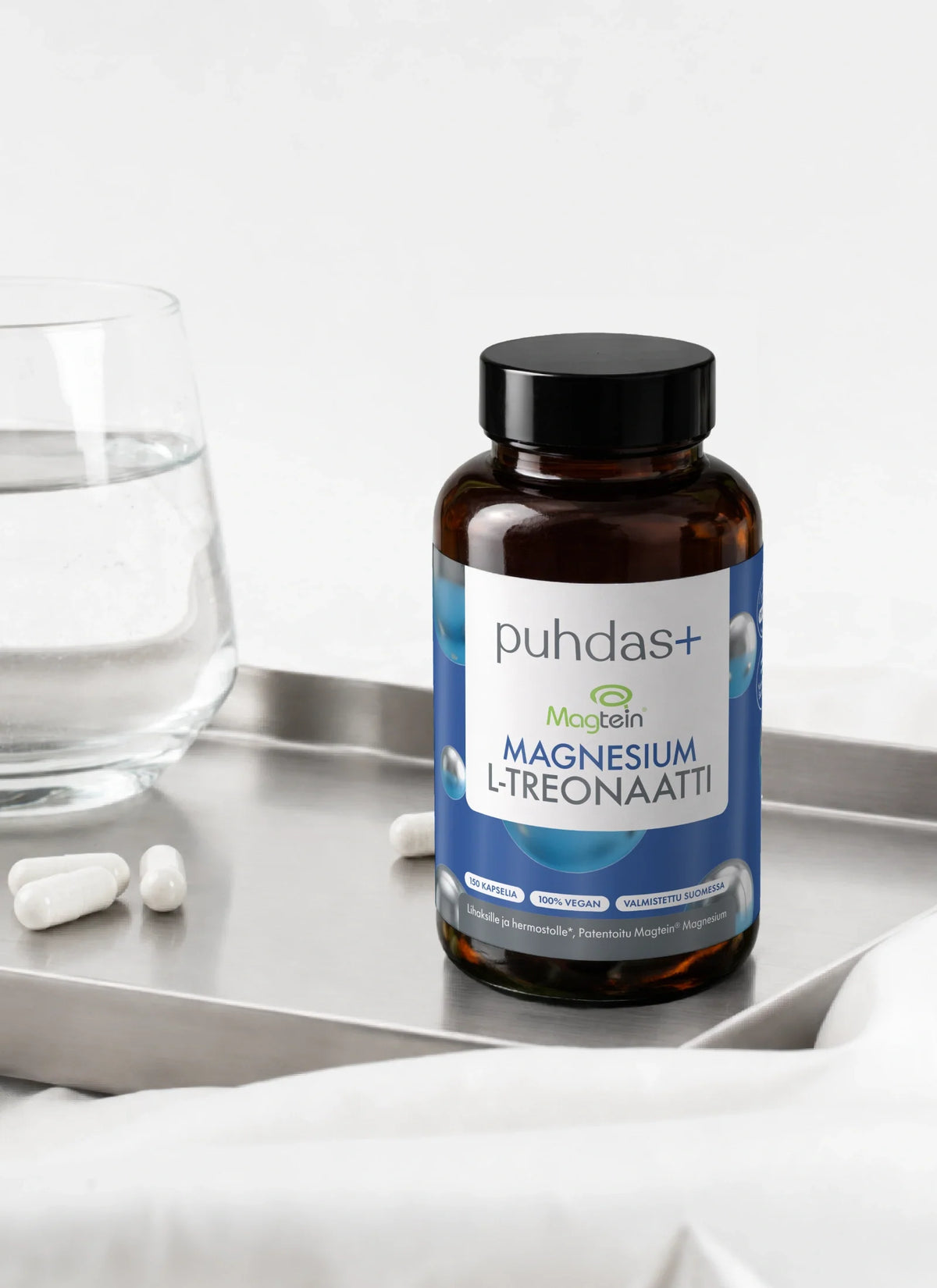 Puhdas+ Magtein® Magnesium L-Threonate 150 capsules