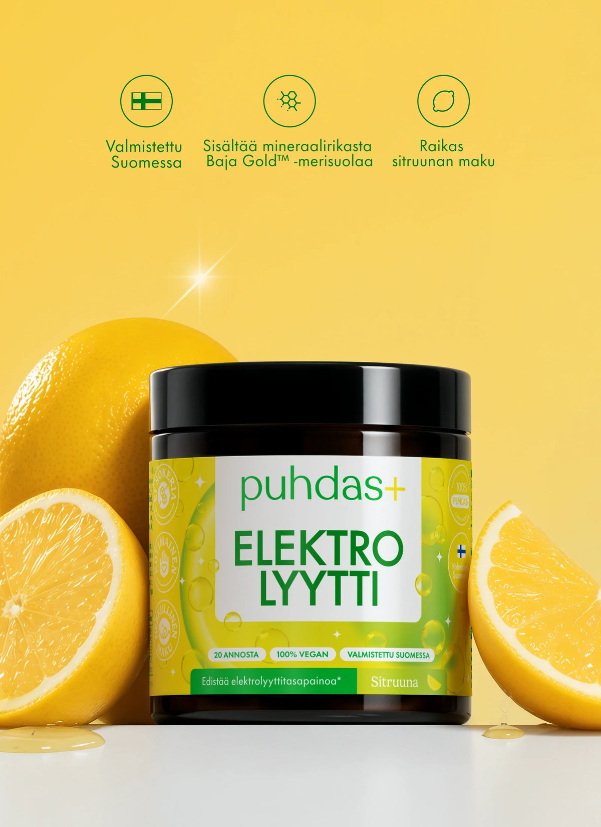 Electrolyte Powder Lemon 120g