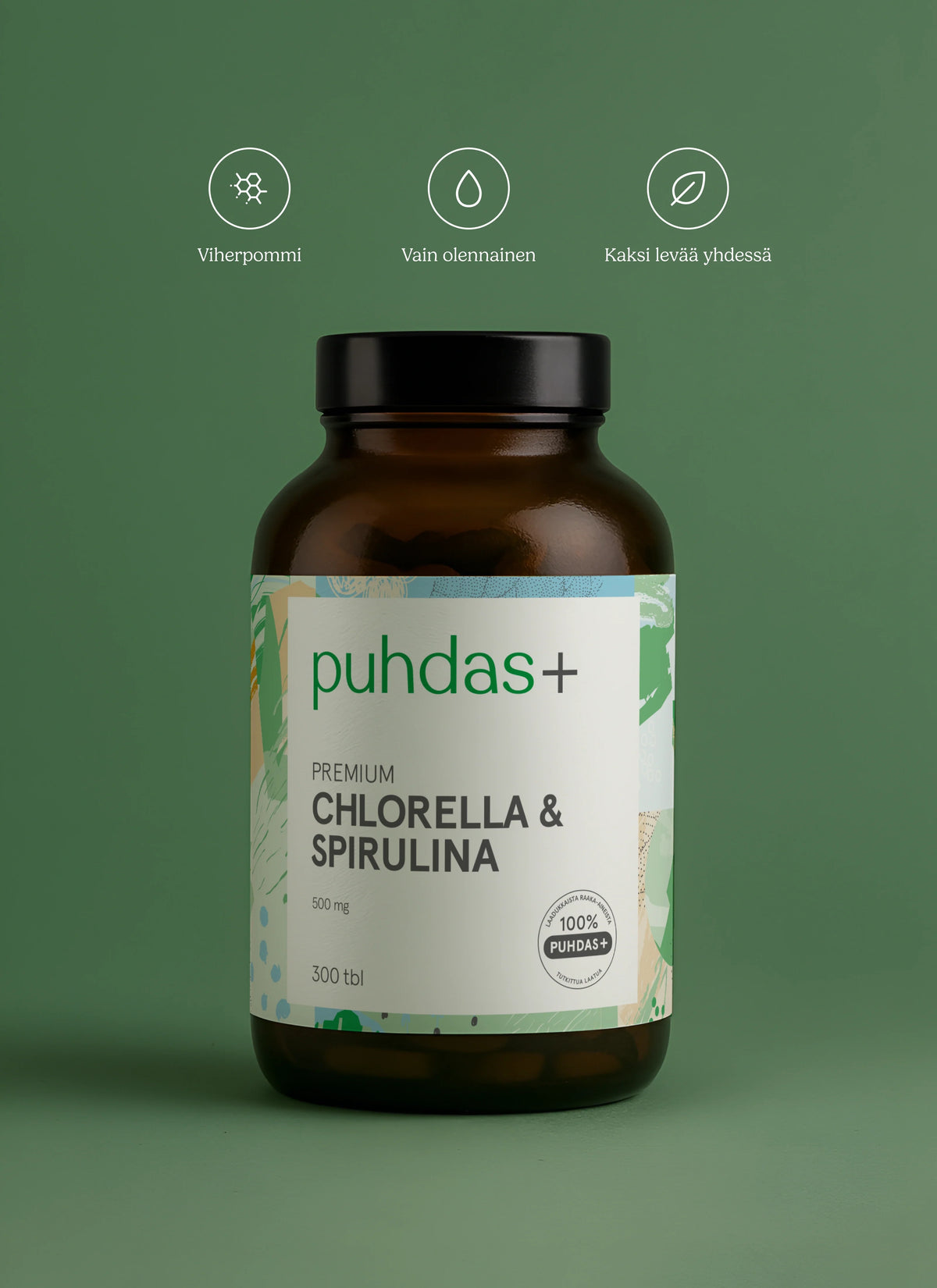Chlorella & spirulina 500 mg