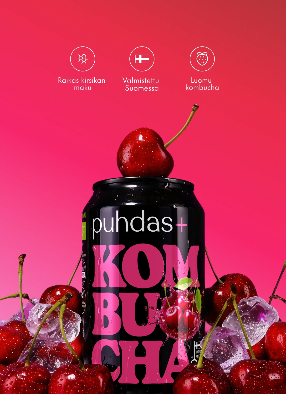 Kombucha Cherry 330 ml