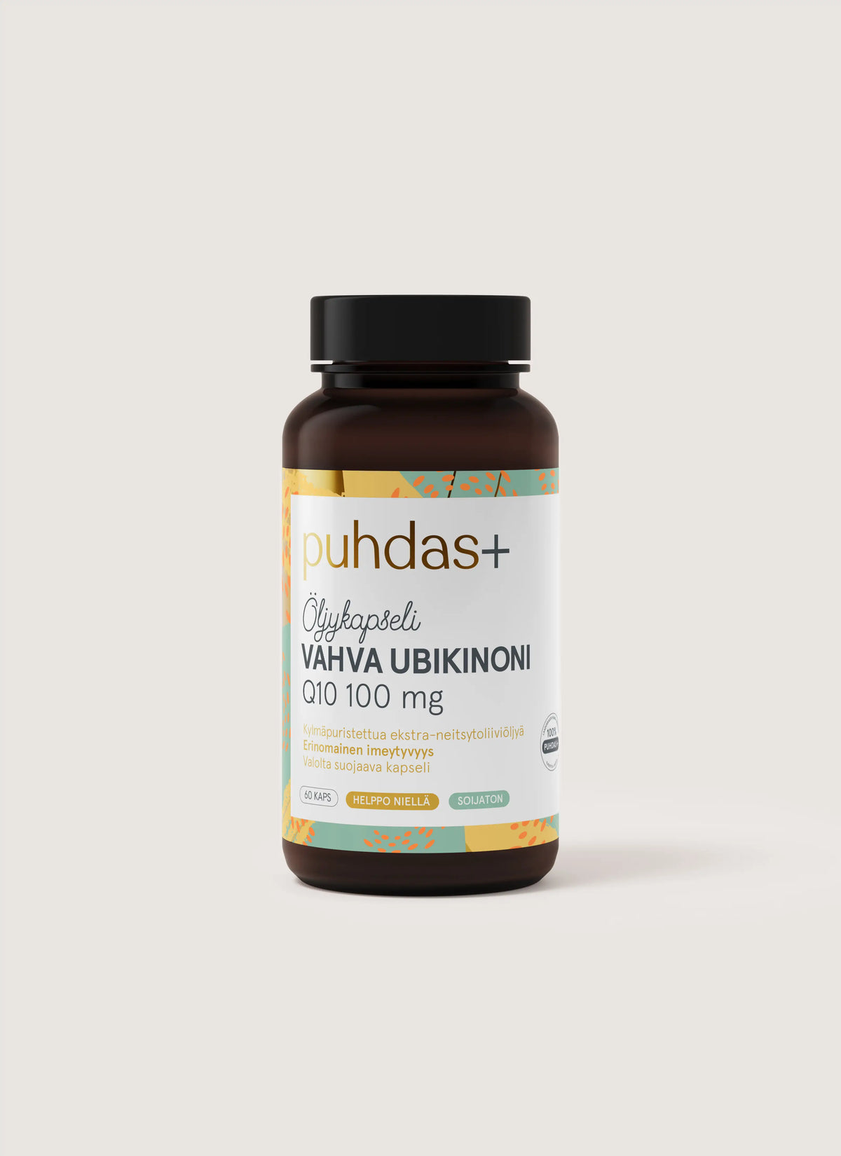 Strong Ubiquinone Q10 100 mg, in Extra Virgin Olive Oil