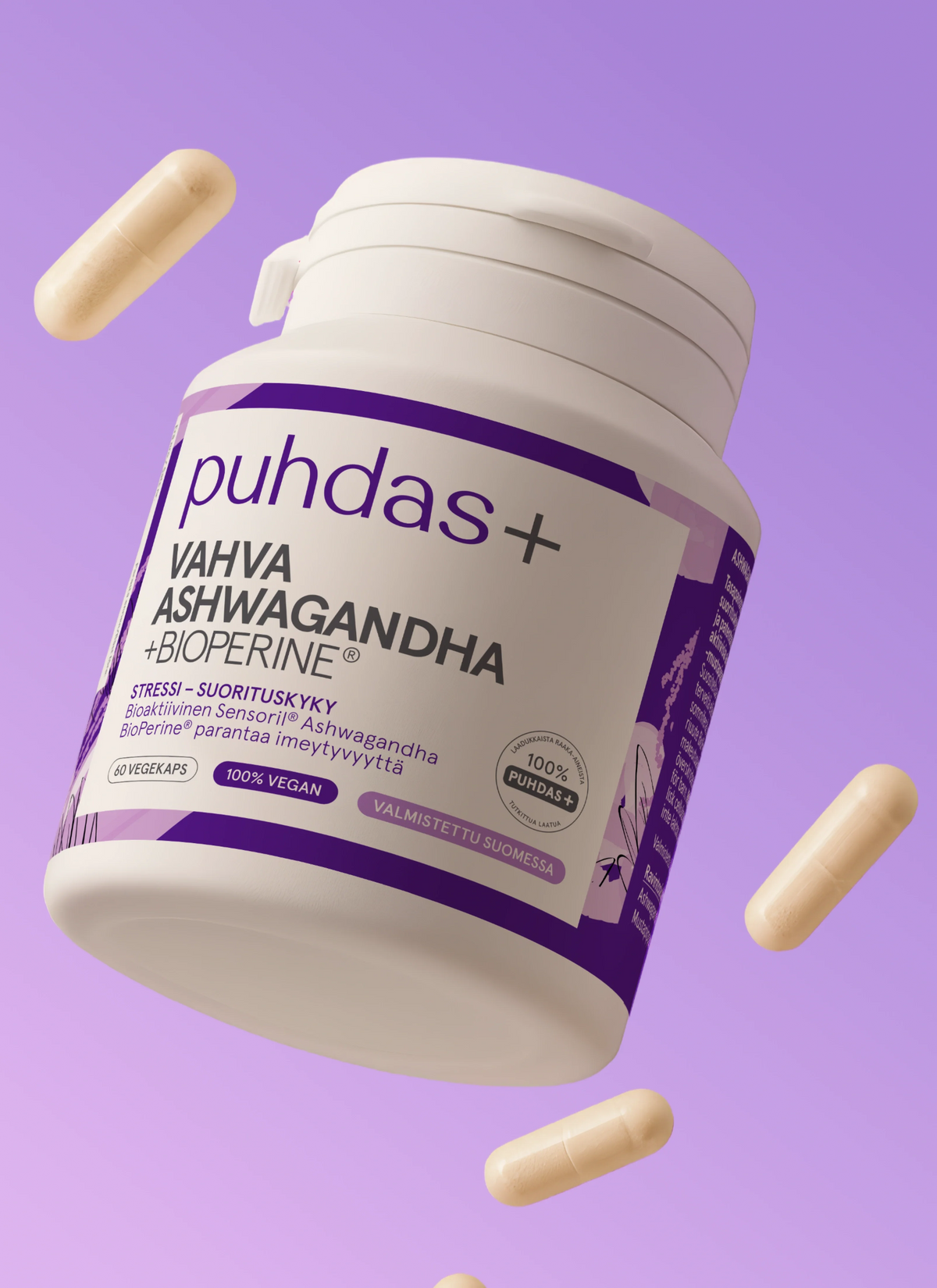 Puhdas+ Strong Ashwagandha + Bioperine®
