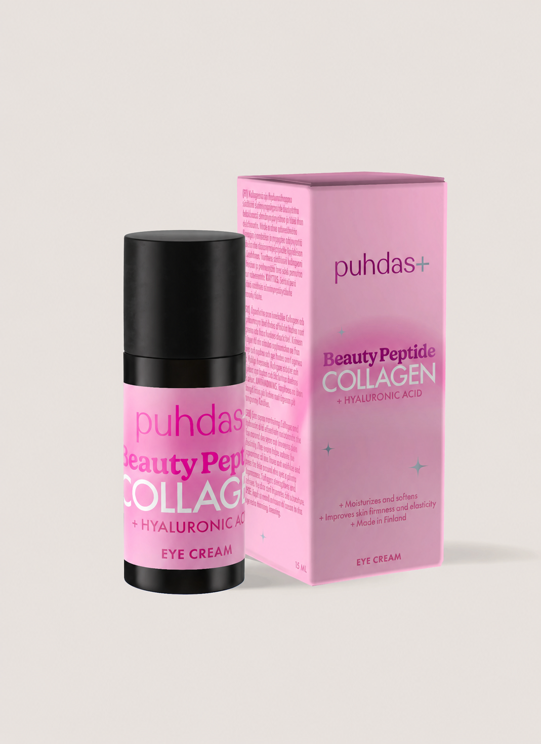 Beauty Peptide Collagen + Hyaluronic Acid Eye Cream 15ml