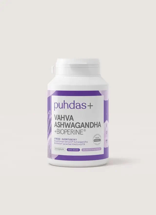 Puhdas+ Strong Ashwagandha + Bioperine®