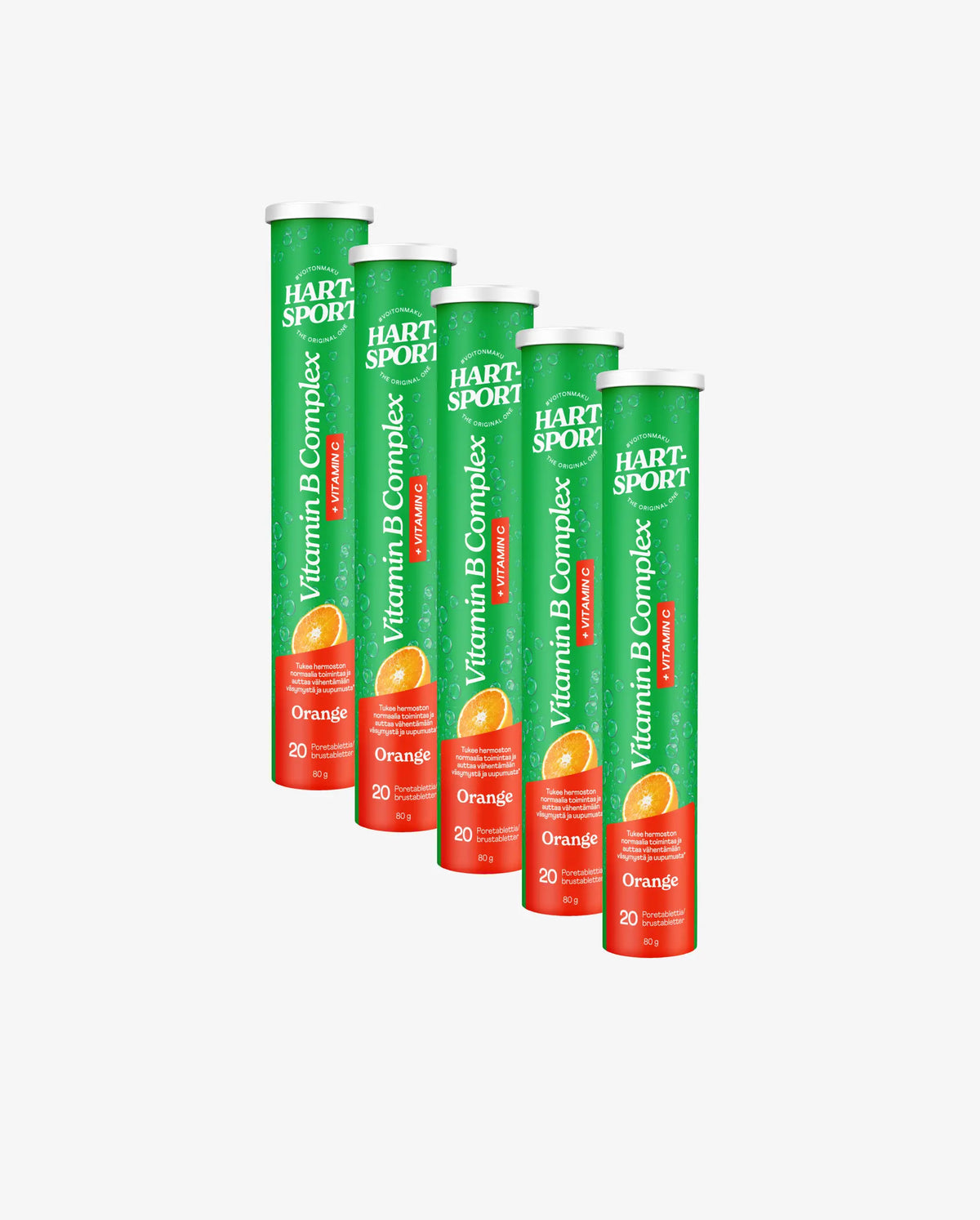 B Complex effervescent tablet - orange