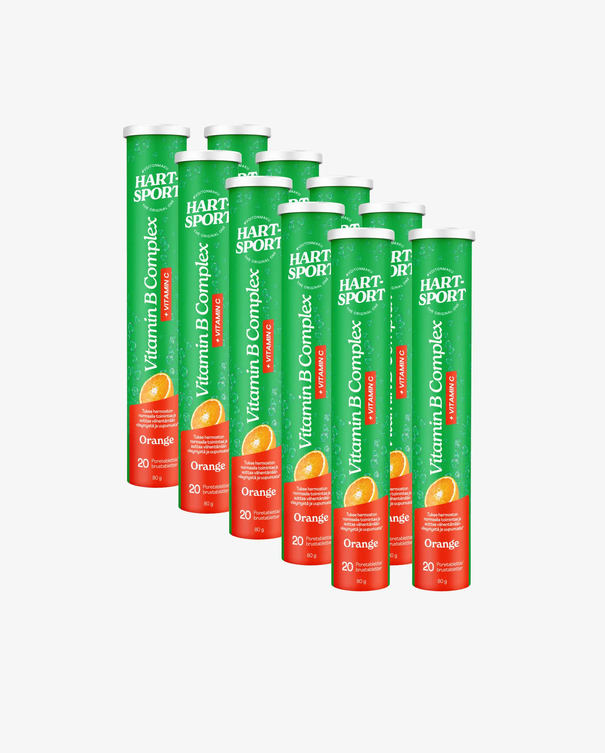 B Complex effervescent tablet - orange