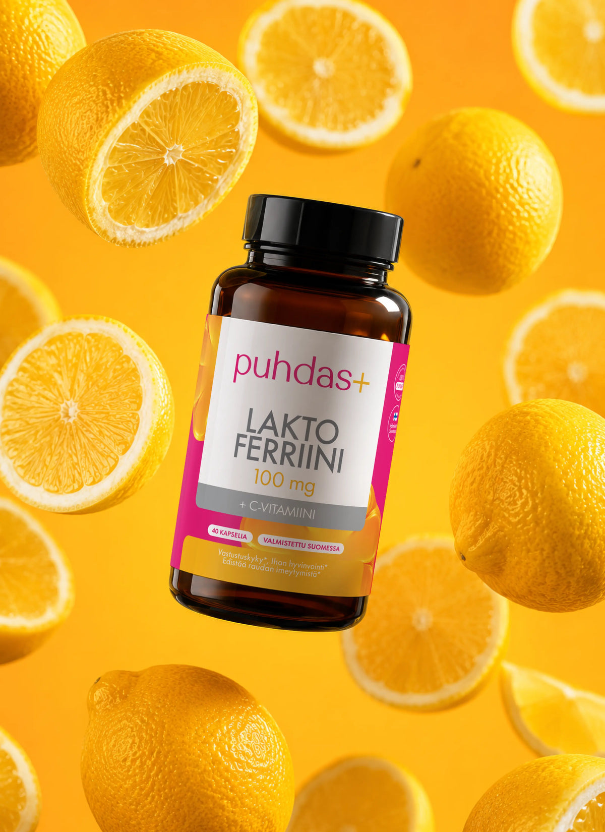 Lactoferrin + Vitamin C 40 capsules