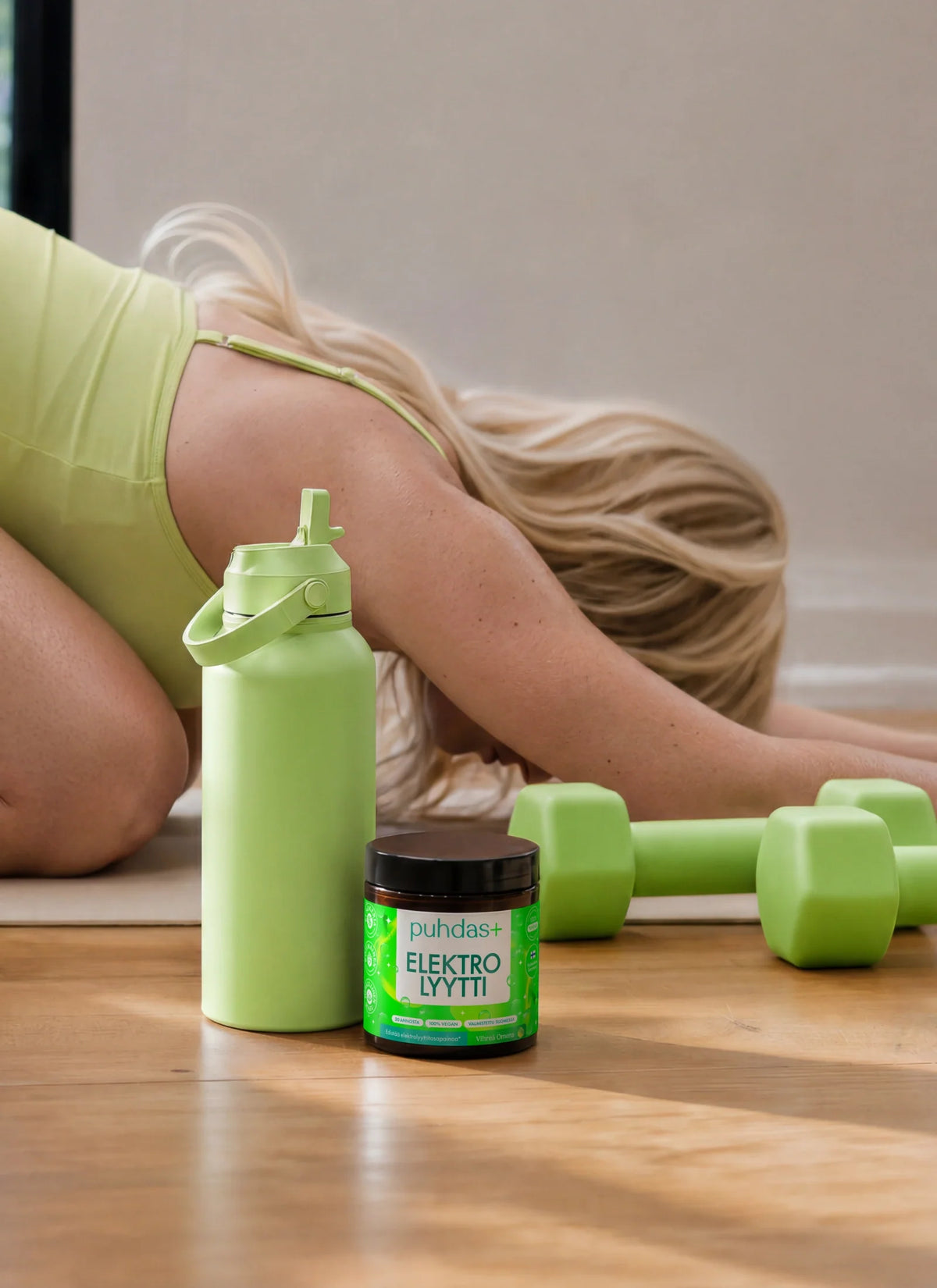 Electrolyte Powder Green Apple 120g