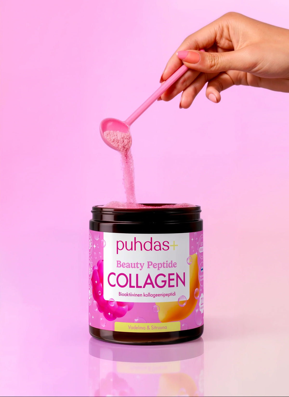 Beauty Collagen Powder Raspberry & Lemon 80g