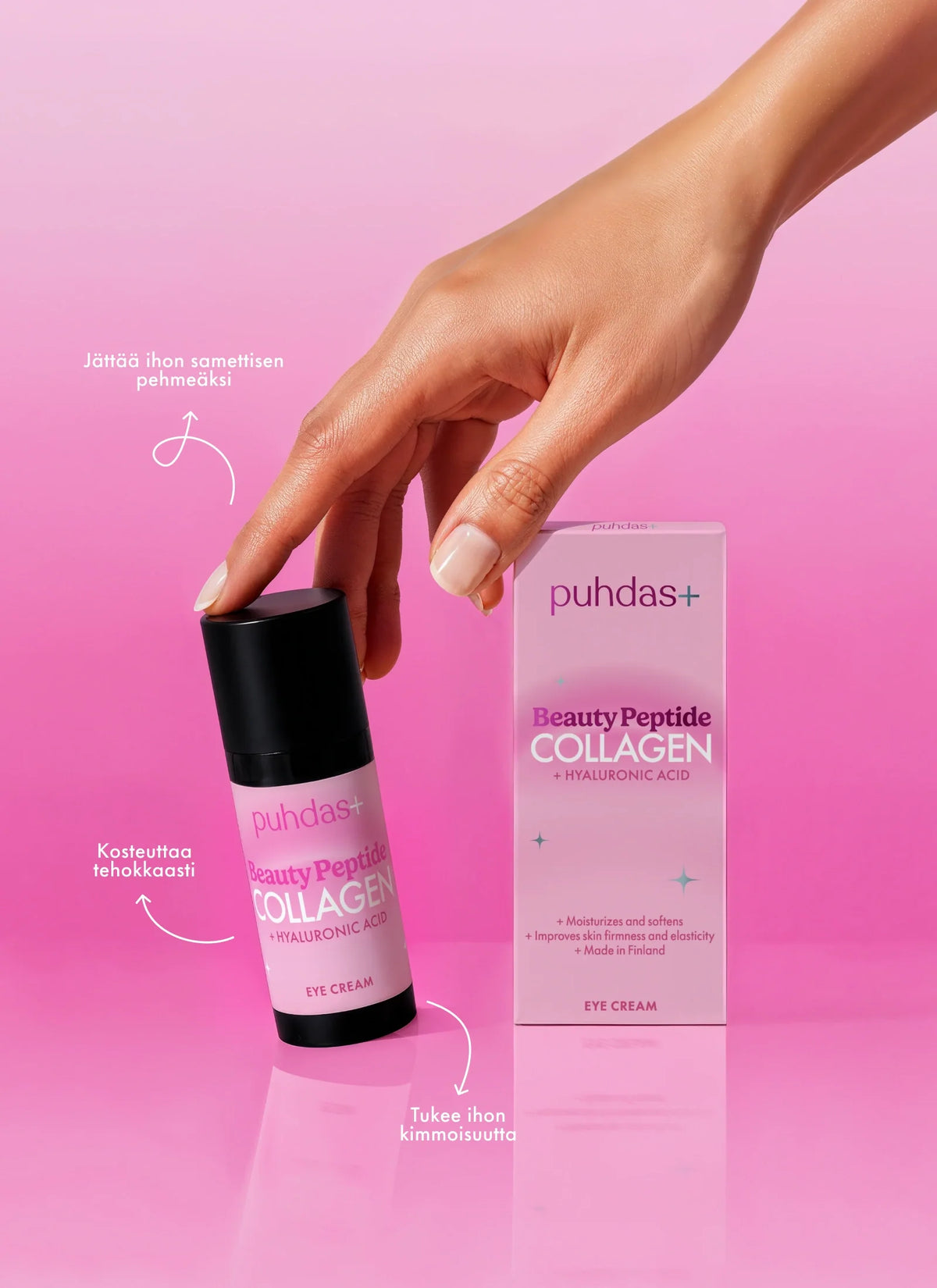Beauty Peptide Collagen + Hyaluronic Acid Eye Cream 15ml