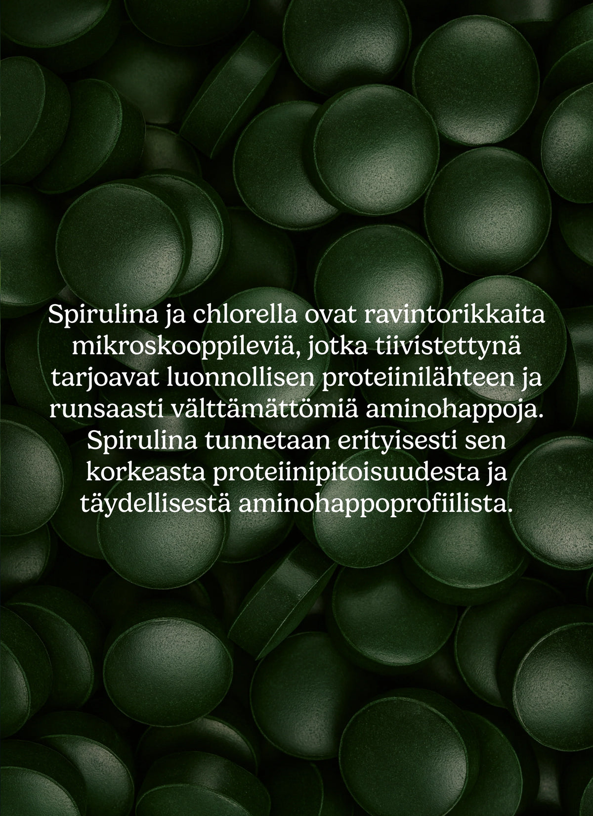 Chlorella & spirulina 500 mg