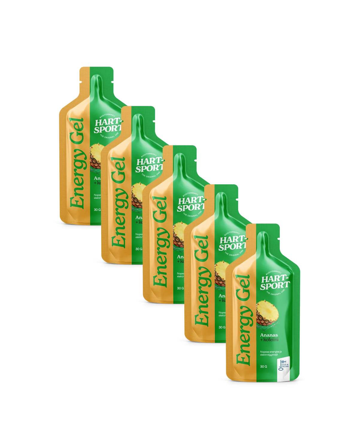 Bundle: Energy Gel x 5 - Pineapple + caffeine