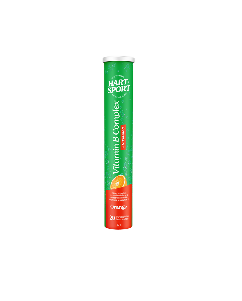 B Complex effervescent tablet - orange