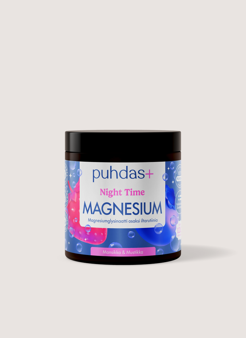 Night Time Magnesium Strawberry & Blueberry 80g