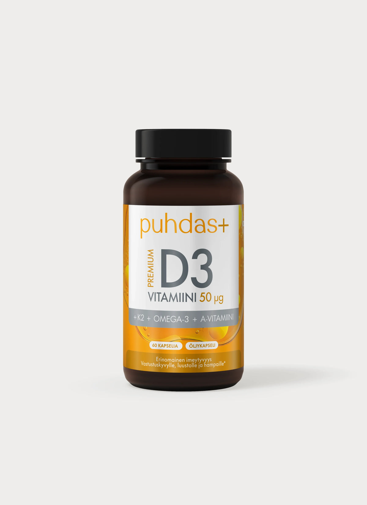Puhdas+ Premium Vitamin D3 50 µg
