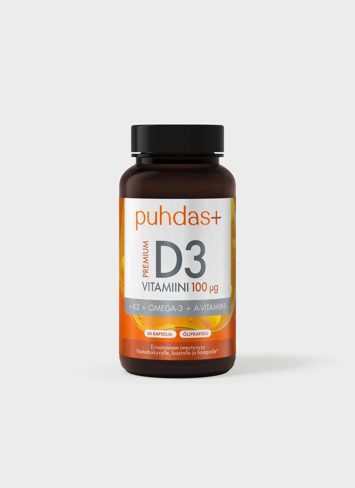 Puhdas+ Premium Vitamin D3 100 µg