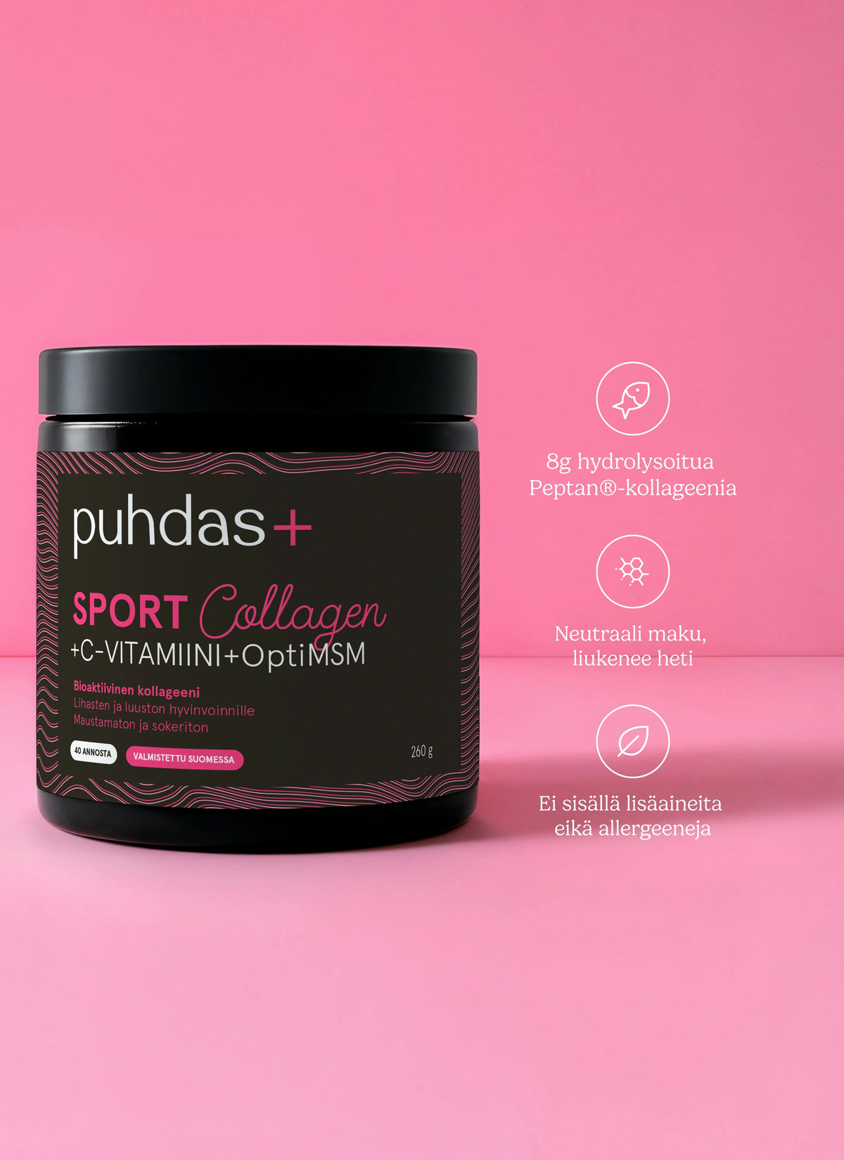 Sport Collagen + Vitamin C + OptiMSM 260 g