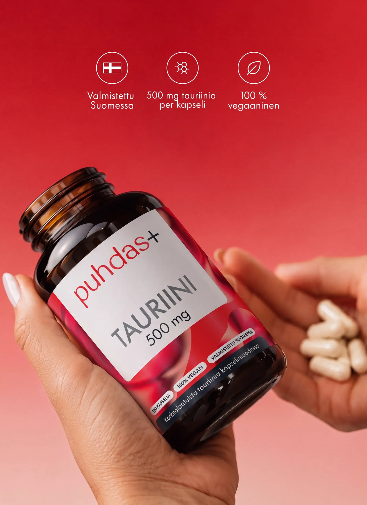 Tauriini 500mg, 120 kaps
