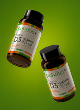 Vegan vitamin D3 50 μg 60 caps