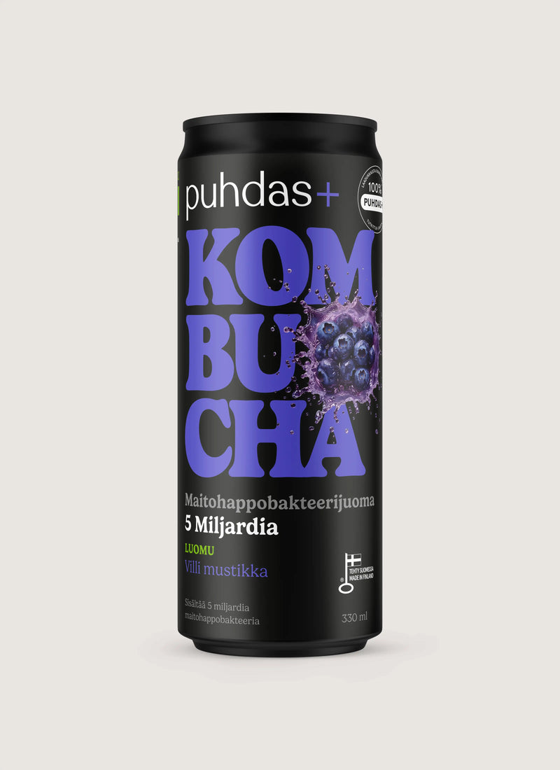 Kombucha Wild Blueberry 330ml - 12 Pack