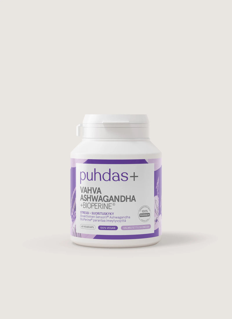 Puhdas+ Strong Ashwagandha + Bioperine®