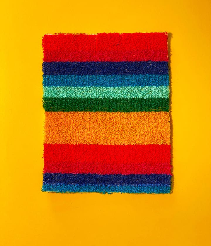 Pesukarhu pesusieni sponge ecological sponge made 100 percent from composite of waste cotton fibres made my Pesukarhu.com